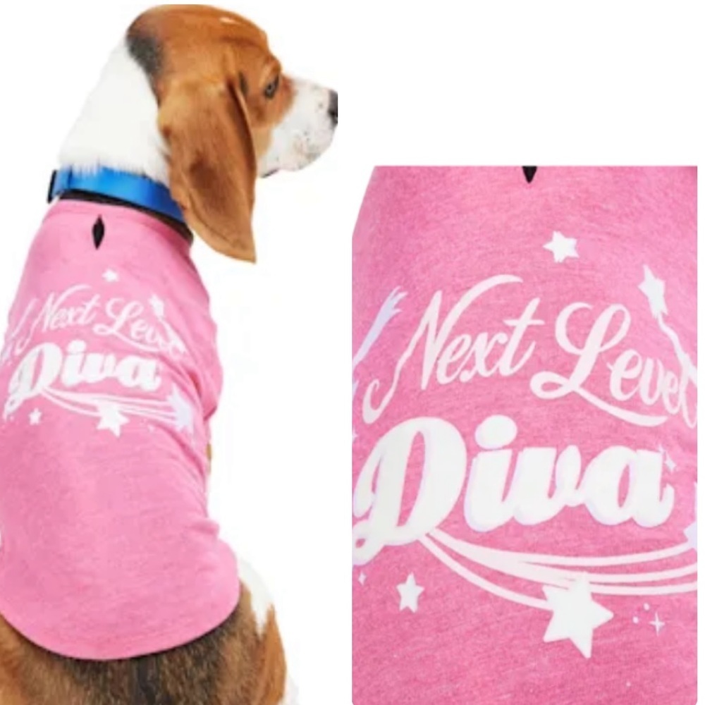 NWT Next Level Diva Dog T-shirt M